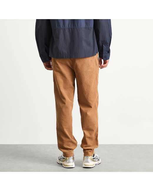 Folk Brown Drawcord Assembly Pant for men