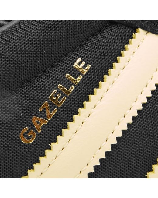 Adidas Black Gazelle Indoor Sneakers for men