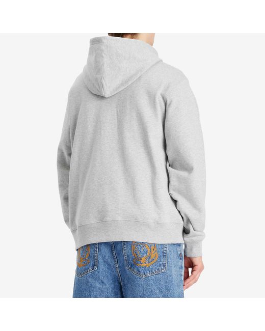 BBCICECREAM Gray Mountain Fill Arch Logo Hoodie for men