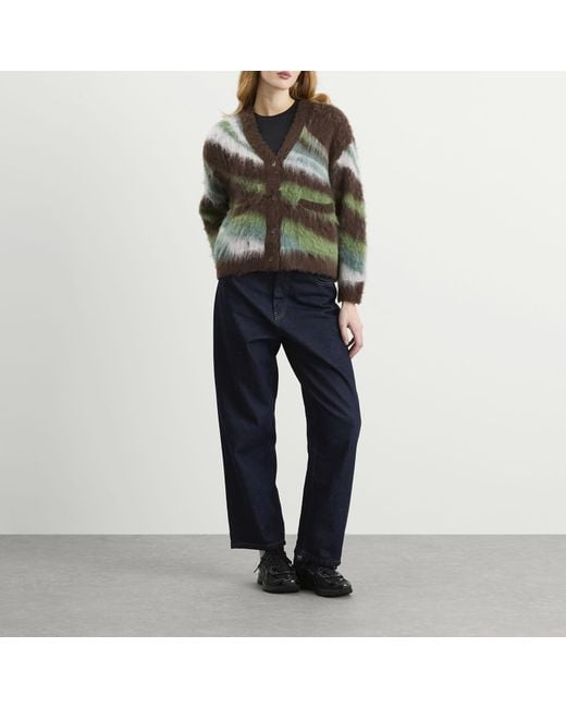 Obey Green Delirium Cardigan