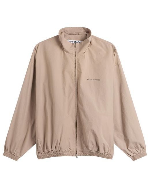 Acne Brown Olando Soft Cotton Poplin Jacket for men
