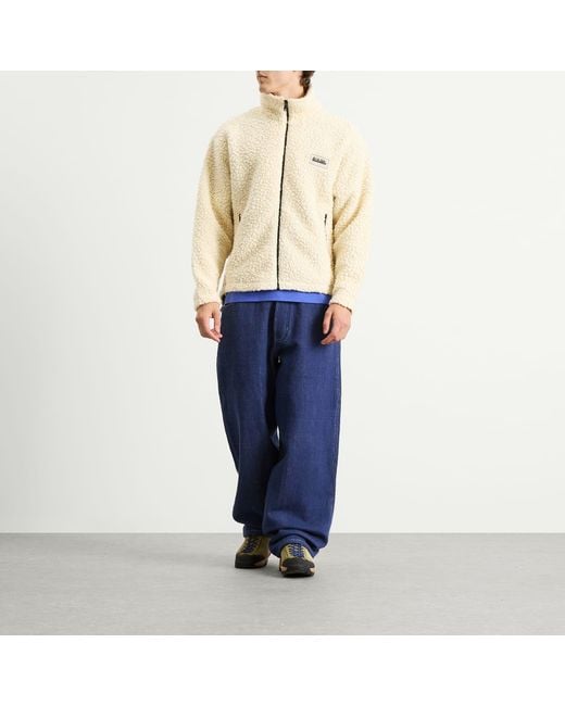 Napapijri Natural X Martine Rose Logo Fleece Jacket for men