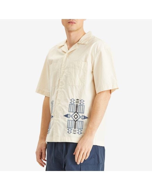 Pendleton White Camp Collar Shirt for men