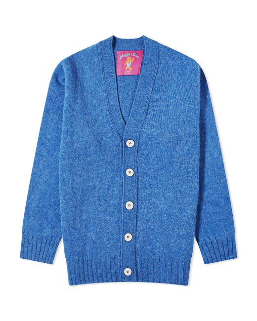 Howlin' By Morrison Blue Howlin' Shaggy Bear Cardigan for men