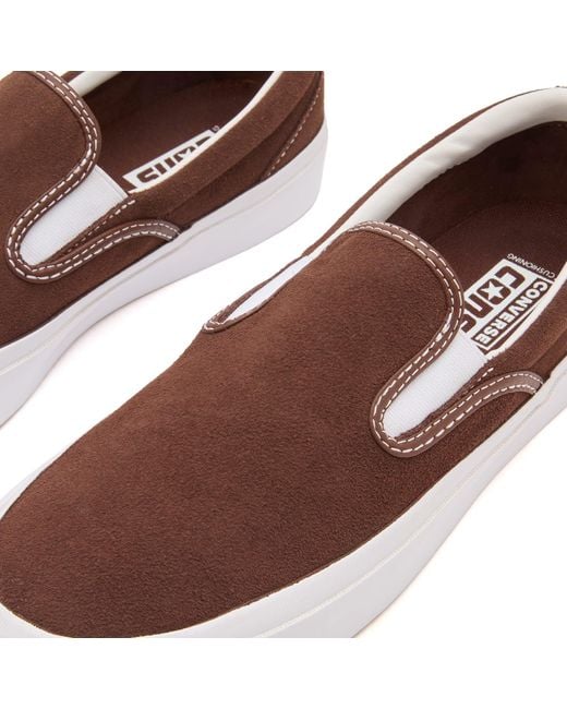 Converse Brown Cons One Star Cc Slip Pro Sneaker