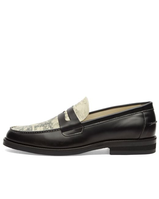 Duke & Dexter Black Wilde Fall Of Giant Penny Loafer for men