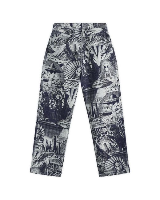 No Problemo Blue Apocalypse Jacquard Bagi Jean for men