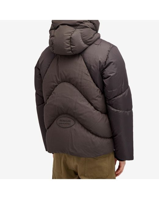 Moncler Brown Ripstop Padded Jacket for men