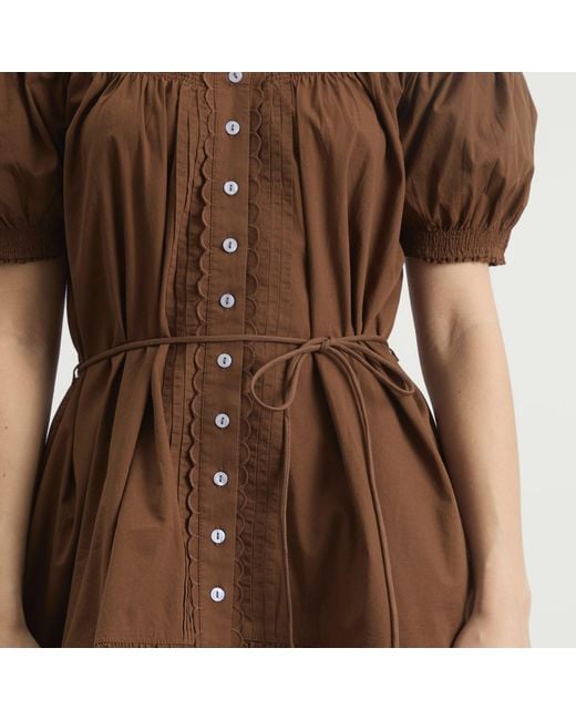 Damson Madder Brown Jayne Mini Dress