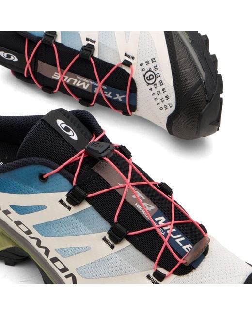Maison Margiela Blue Mm6 X Salomon Xt-4 Mule Sneakers