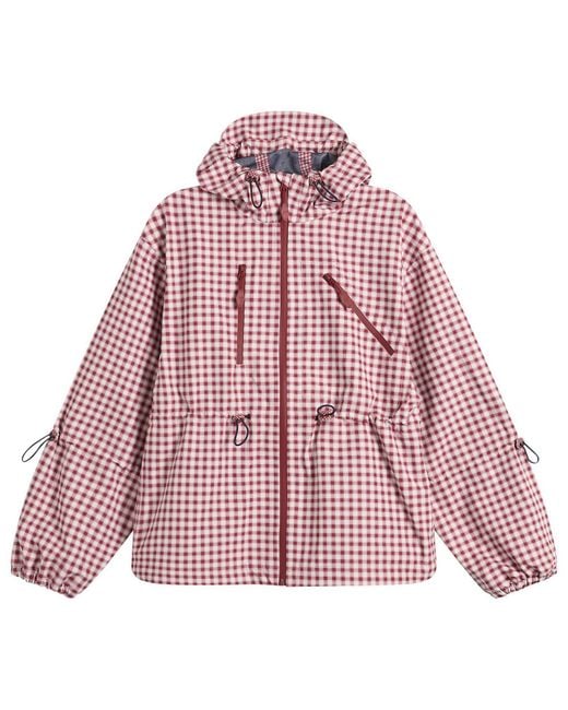 Damson Madder Red End. Exclusive Matilda Raincoat