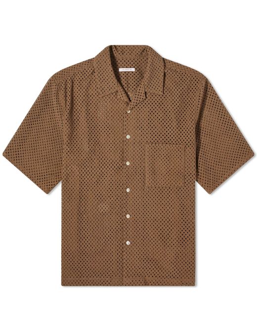 S.K. Manor Hill Brown Aloha Vacation Shirt for men
