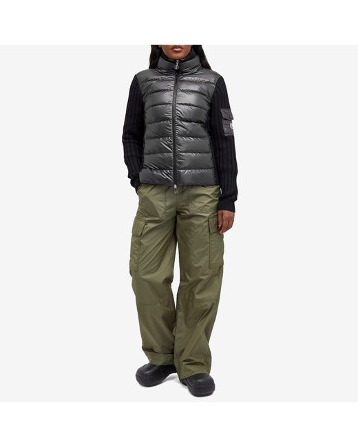 3 MONCLER GRENOBLE Green Cargo Trousers