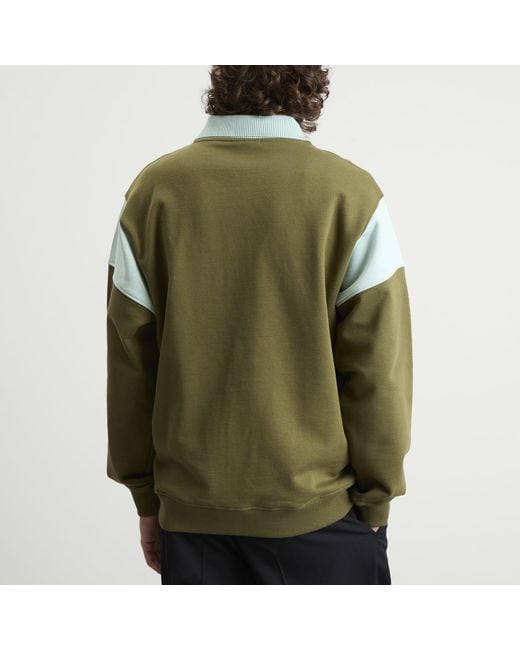 Drole de Monsieur Green Logo Braided Polo Shirt for men