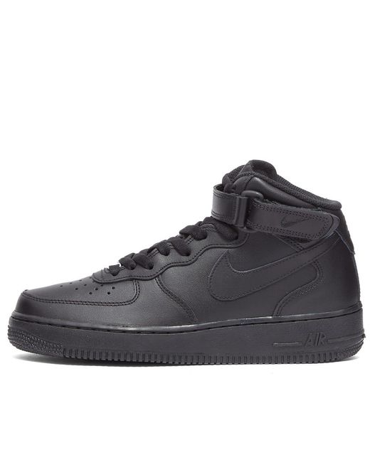 Nike Air Force 1 Mid 07 Le Sneakers in Black for Men Lyst UK