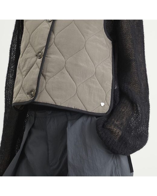 Stel Natural Contrast Quilted Vest