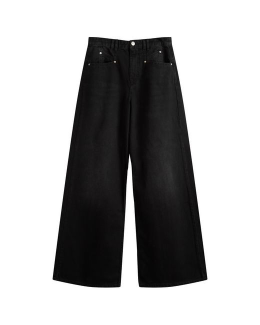 Isabel Marant Black Lemony Baggy Jeans