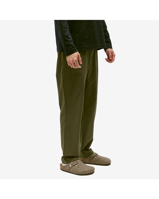 Norse Projects Green Ezra Relaxed Solotex Twill Trouser for men