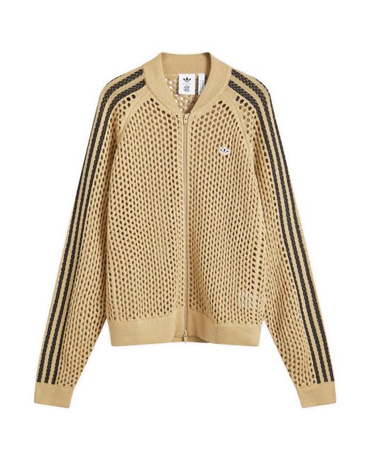 Adidas Natural Clot Crochet By Ec Superstar Track Top