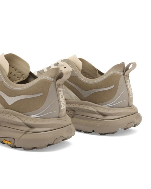Hoka One One White Mafate Speed 4 Lite Sneaker for men