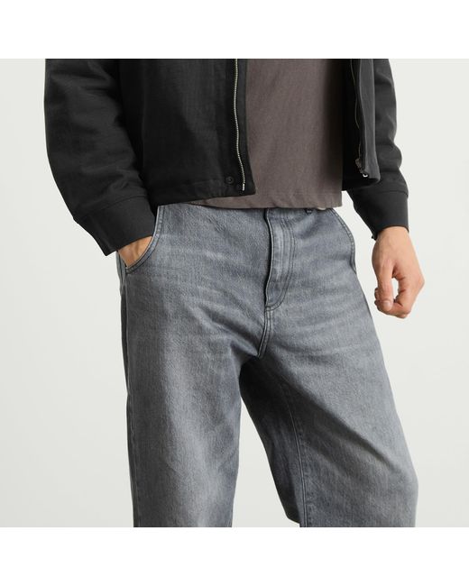 mfpen Gray Straight Cut Jeans for men