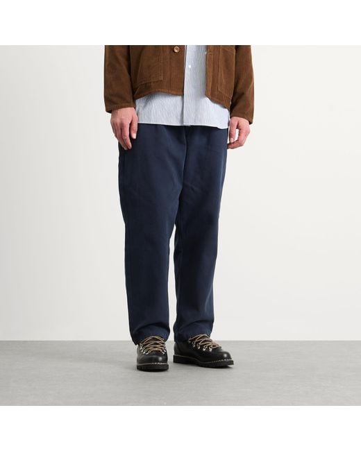 Service Works Blue Moleskin Part Timer Pants for men