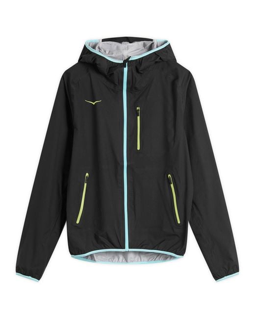 Hoka One One M Tecsky Waterproof Jacket in Black for Men | Lyst UK