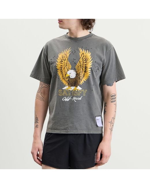 Satisfy Gray Mothtech T-Shirt for men
