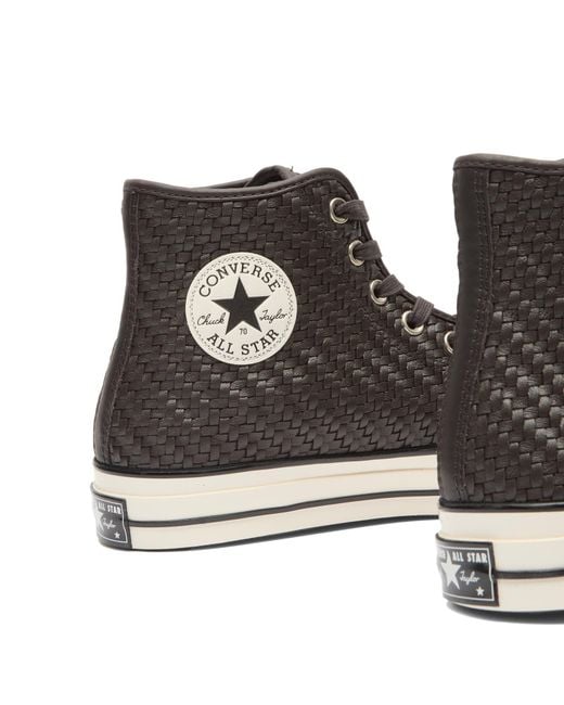 Converse Brown Chuck Taylor 1970S Hi Woven Sneaker for men
