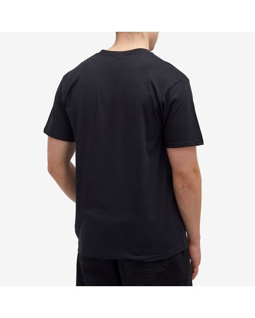 Fucking Awesome Black Ink Trap Stamp Logo T-Shirt for men