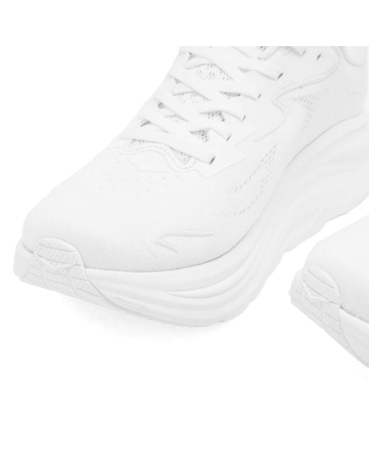 Hoka One One White W Clifton 10 Sneaker