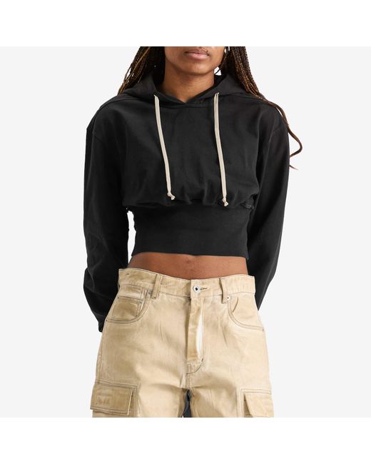Rick Owens Black Tatlin Hoodie