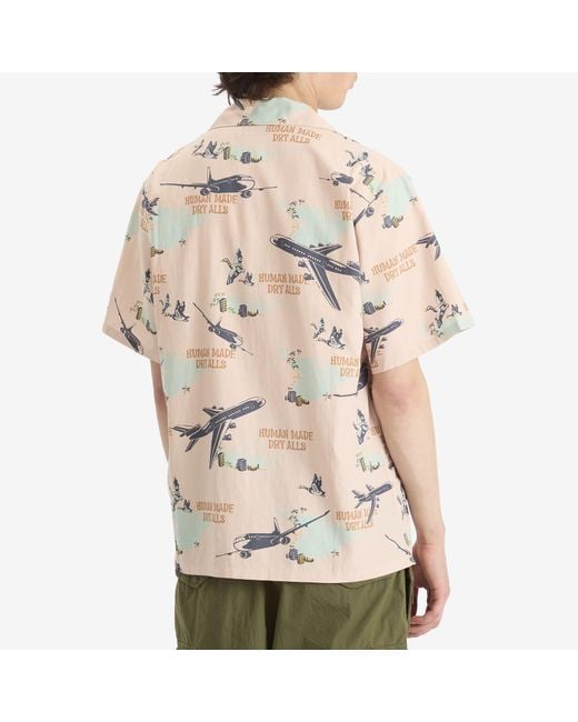 Human Made Natural Aeroplane Vacation Shirt for men