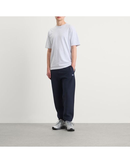 Champion Blue Reverse Weave Loose Cuffed Sweat Pants for men