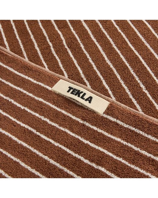 Tekla Brown Organic Terry Bath Towel