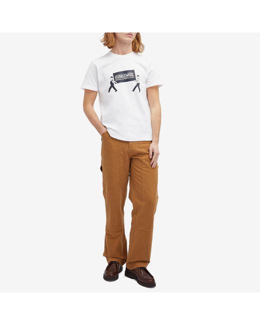 Dubbleware Brown Brewster Doubleknee Pants for men