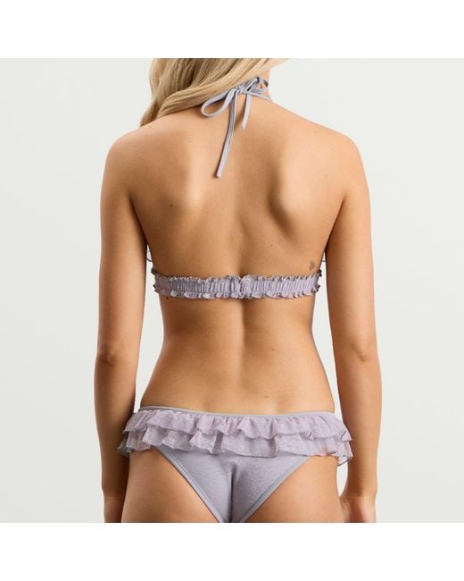 My Mum Made It Purple Lace Frill Bikini Bottom