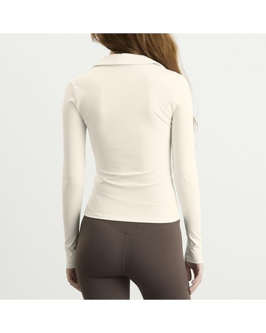 Tala Natural Dayflex Polo Long Sleeve Top