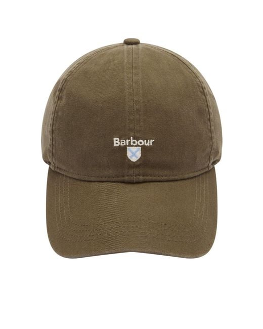Barbour Green Cap - Olive - One Size for men