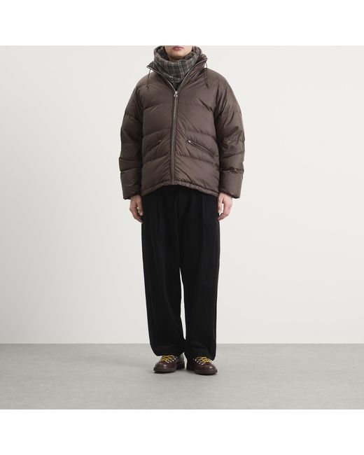 Unlikely Dry Goods Brown 3Way Hybrid Down Jacket for men