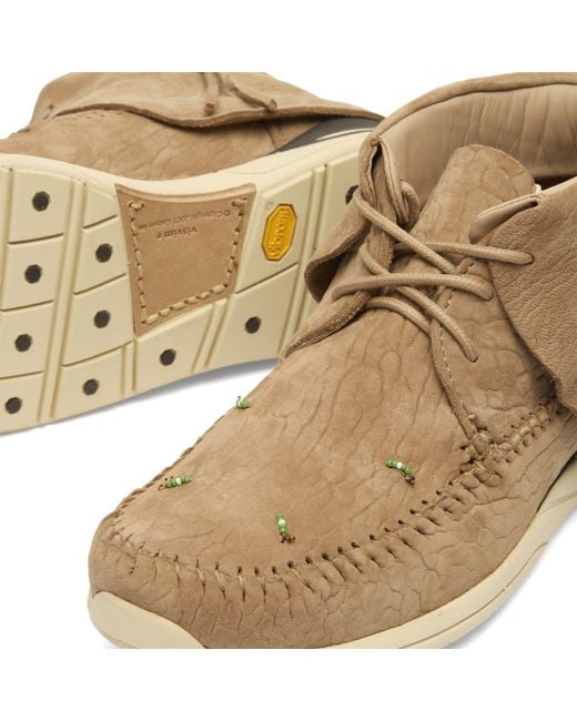 Visvim Brown Fbt Lhamo Folk Boot for men