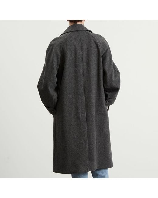 A.P.C. Gray Manteau Raglan Sleeve Coat for men