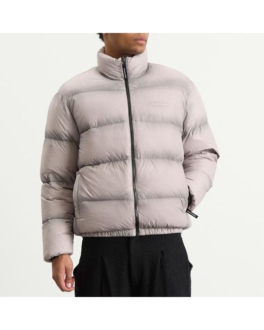 Thisisneverthat Gray Pertex Overdyed T Down Jacket for men