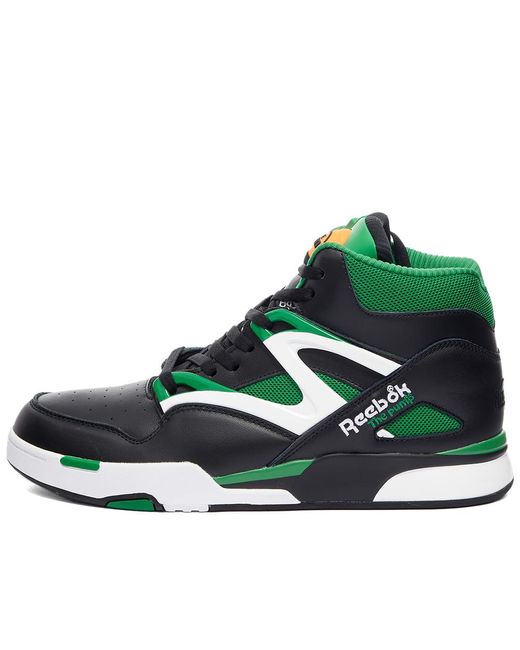 Reebok Leather Pump Omni Zone Sneakers in Green for Men | Lyst Australia