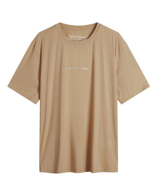 KA_YO_Prototype Natural Logo Tech T-Shirt for men