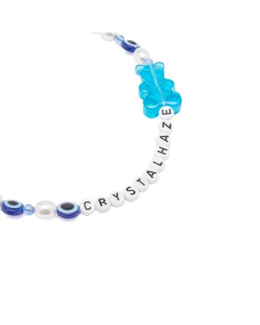 Crystal Haze Jewelry Blue Phone Bracelet Charm