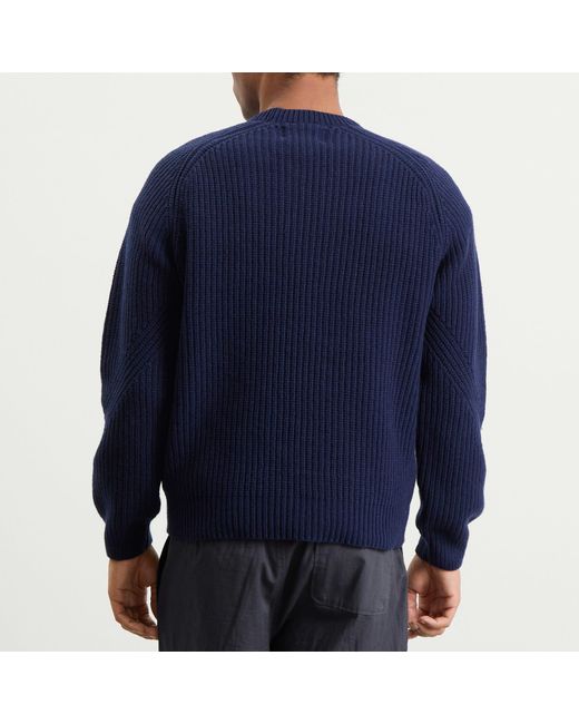 Folk Blue Direction Jumper for men