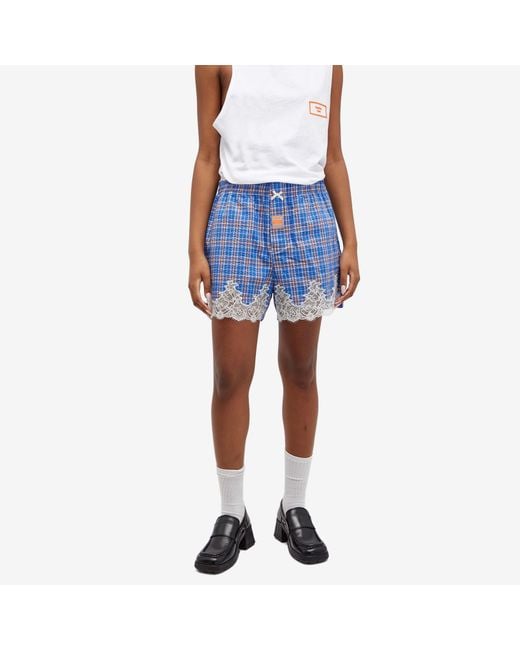 Martine Rose Blue French Knicker Boxer Shorts