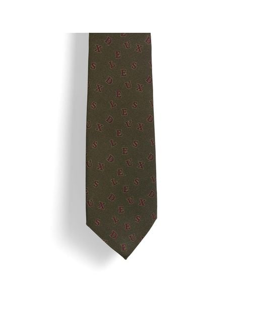 Les Deux Black Letter Tie for men