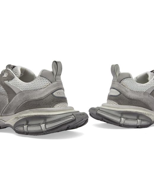 Balenciaga Gray 3Xl Suede Oversized Sneakers for men